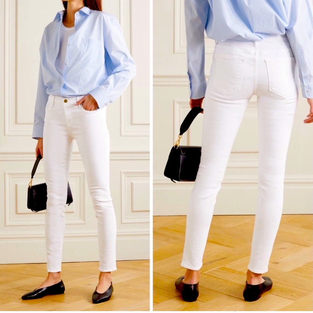 FRAME Le Skinny de Jeanne, white, size 27